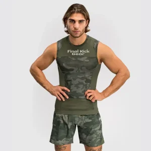 G-Fit Air Men's Sleeveless Rashguard - Army Camo